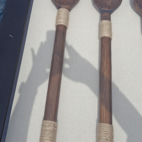 Wooden Curtain Rods with Jute Wrap - Picture 5 of 7